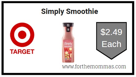 Target: Simply Smoothie $2.49