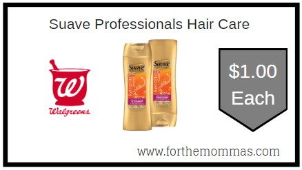 Walgreens: Suave Professionals Hair Care ONLY $1 Each
