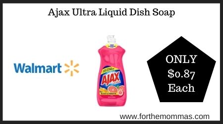 Walmart: Ajax Ultra Liquid Dish Soap