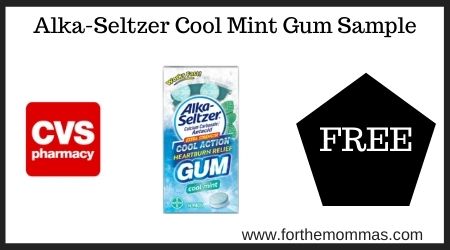 CVS: Alka-Seltzer Cool Mint Gum Sample