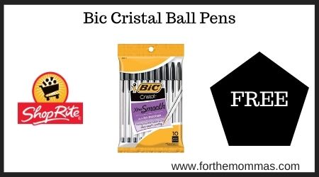 ShopRite: Free Bic Cristal Ball Pens