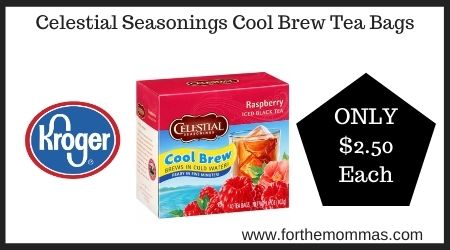 Kroger: Celestial Seasonings Cool Brew Tea Bags