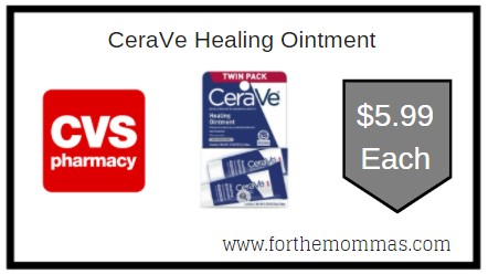CVS: CeraVe Healing Ointment ONLY $5.99