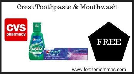 CVS: Crest Toothpaste & Mouthwash
