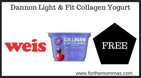 Weis: Dannon Light & Fit Collagen Yogurt