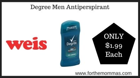 Weis: Degree Men Antiperspirant