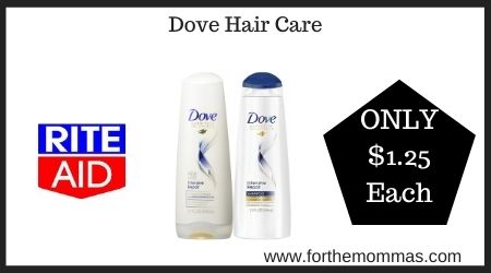Rite Aid: Dove Hair Care