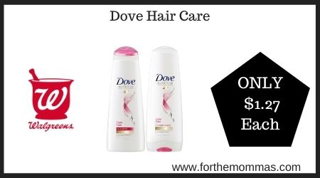 Walgreens: Dove Hair Care