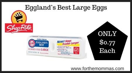 ShopRite: Eggland’s Best Large Eggs