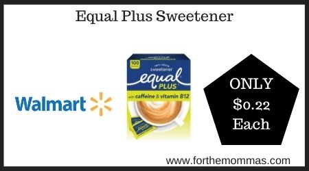 Walmart: Equal Plus Sweetener