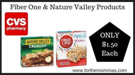 CVS: Fiber One & Nature Valley Products