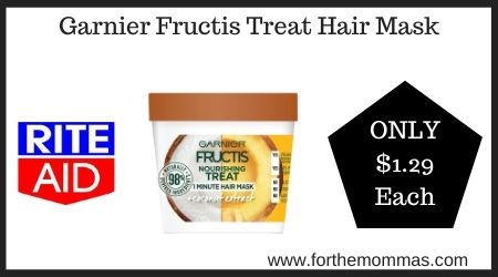 Rite Aid: Garnier Fructis Treat Hair Mask