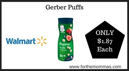 gerber puffs walmart