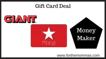 Giant: Macy's Gift Card Deal