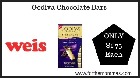 Weis: Godiva Chocolate Bars