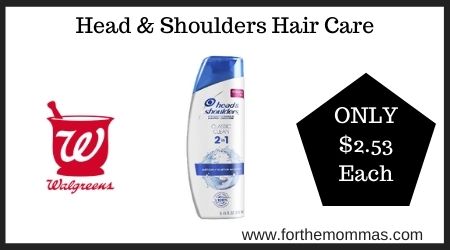 Walgreens: Head & Shoulders Hair Care