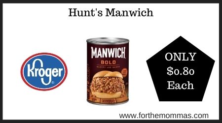 Kroger: Hunt's Manwich