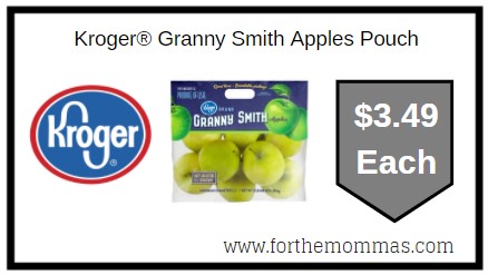Kroger: Kroger® Granny Smith Apples Pouch ONLY $3.49 Each 