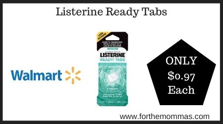 Walmart: Listerine Ready Tabs