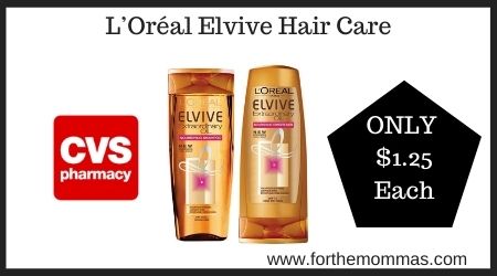 CVS: L’Oréal Elvive Hair Care