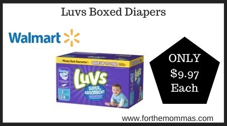 Walmart: Luvs Boxed Diapers