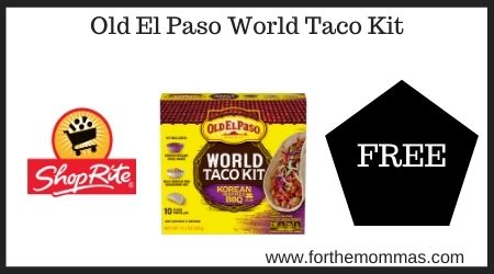 ShopRite: Old El Paso World Taco Kit