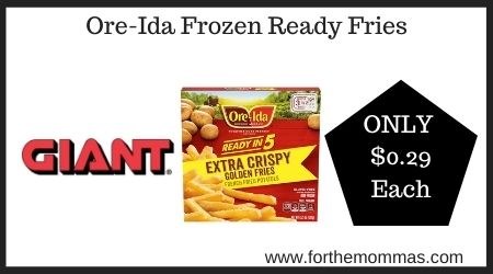 Giant: Ore-Ida Frozen Ready Fries