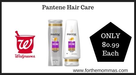 Walgreens: Pantene Hair Care