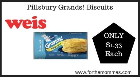 Weis: Pillsbury Grands! Biscuits