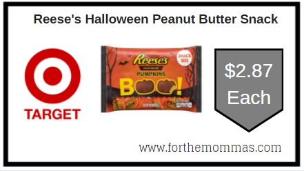 Target: Reese's Halloween Peanut Butter Snack $2.87 