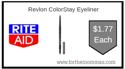 Rite Aid: Revlon ColorStay Eyeliner ONLY $1.77 Each