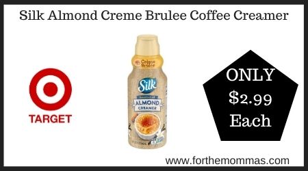 Target: Silk Almond Creme Brulee Coffee Creamer
