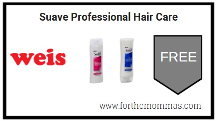 Weis: Free Suave Professional Hair Care Thru 9/22