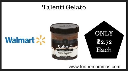 Walmart: Talenti Gelato