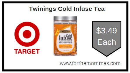 Target: Twinings Cold Infuse Tea ONLY $3.49