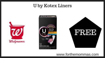 Walgreens: U by Kotex Liners