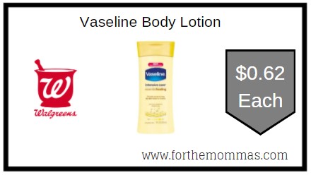 Walgreens: Vaseline Body Lotion ONLY $0.62 Each