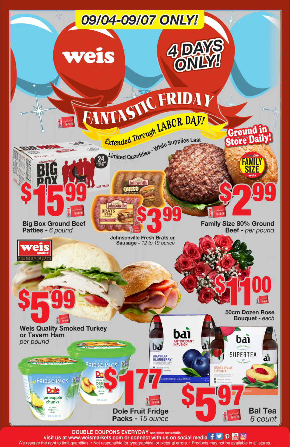 Fantastic Friday Deals at Weis