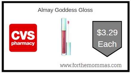 CVS: Almay Goddess Gloss $3.29 Each