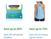Amazon Coupons: Save 20% Off On Listerine Portables & More