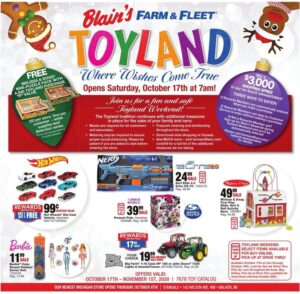 Blain's Farm & Fleet Toy Catalog 2020