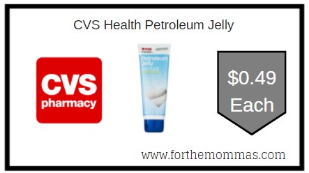 CVS: CVS Health Petroleum Jelly ONLY $0.49