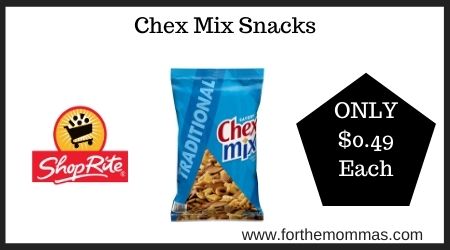 ShopRite: Chex Mix Snacks