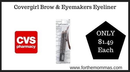CVS: Covergirl Brow & Eyemakers Eyeliner