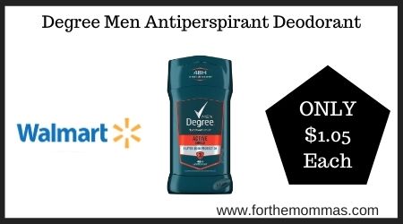 Walmart: Degree Men Antiperspirant Deodorant