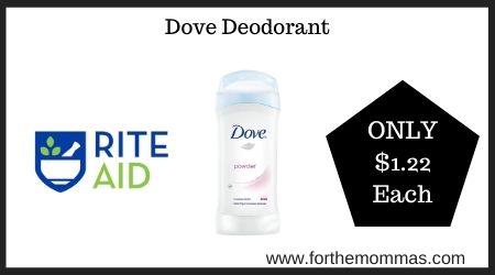 Rite Aid: Dove Deodorant