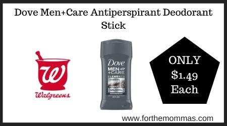 Walgreens: Dove Men+Care Antiperspirant Deodorant Stick