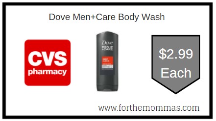 CVS: Dove Men+Care Body Wash ONLY $2.99