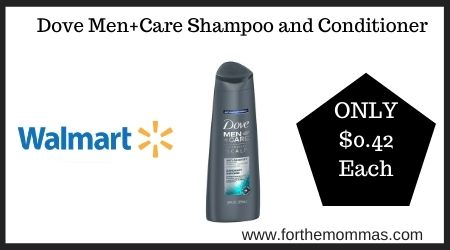 Walmart: Dove Men+Care Shampoo and Conditioner