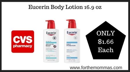 CVS: Eucerin Body Lotion